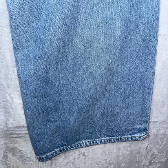 GAP Jeans Womens 30 10 Tall Baggy Mid Rise Ultrasoft Wide Leg Light Wash See Pic - Picture 7 of 15